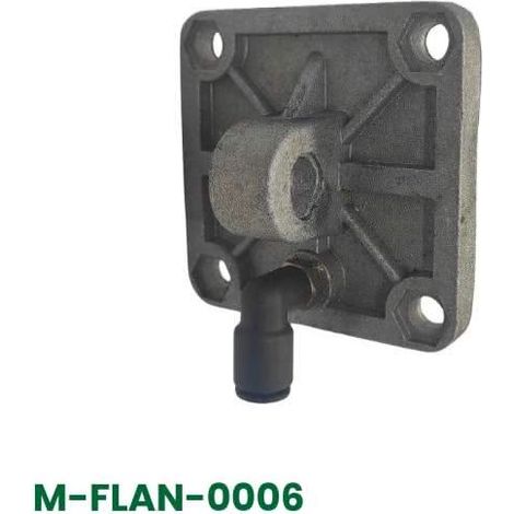Bride d'actionneur de serrage/inclinaison 8,2 x 8,2 cm sans logement (tige de piston) (1/5)