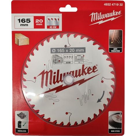 Milwaukee Tauchsägeblatt 165/20mm 40 Zähne für M18FPS55 (1/5)