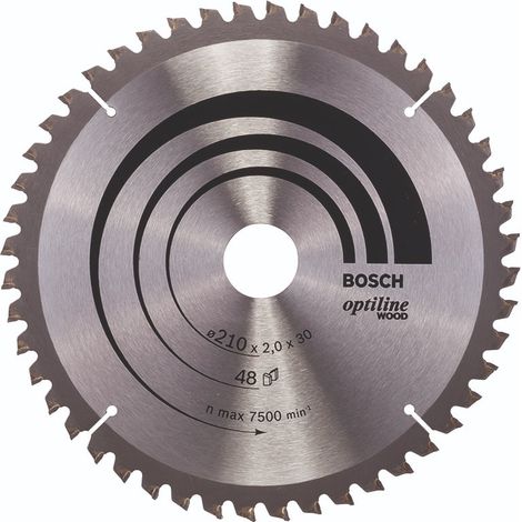 BOSCH DISCO SIERRA OPTILINEWOOD Diámetro disco x eje (mm) 254x30 Número de dientes 80 (1/6)