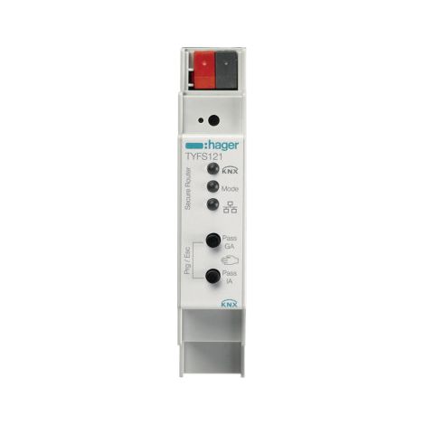 ROUTEUR KNX/IP SÉCURISÉ - INTERFACE DE SYSTÈMES LAN POUR LE SYSTÈME DE BUS HAGER TYFS121