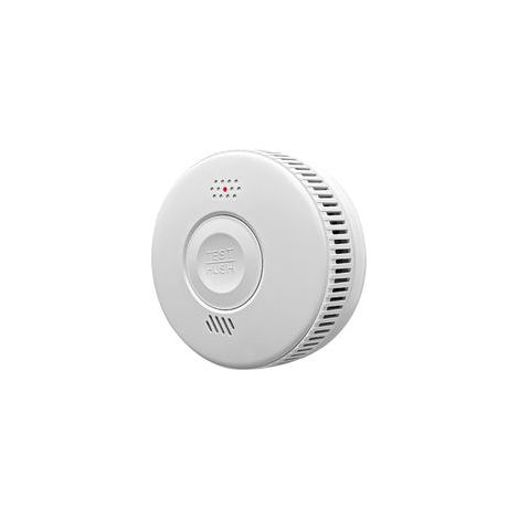Détecteur de fumée, alarme incendie, alarme de fumée avec capteur photoélectrique avancé, alarme de surveillance avec batterie rechargeable de 3 ans de durée de vie, alarme de 85 dB. 1PCS (1/5)