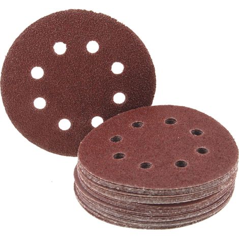 30 Blatt Klett Schleifscheiben 125mm Sortiment (1/5)