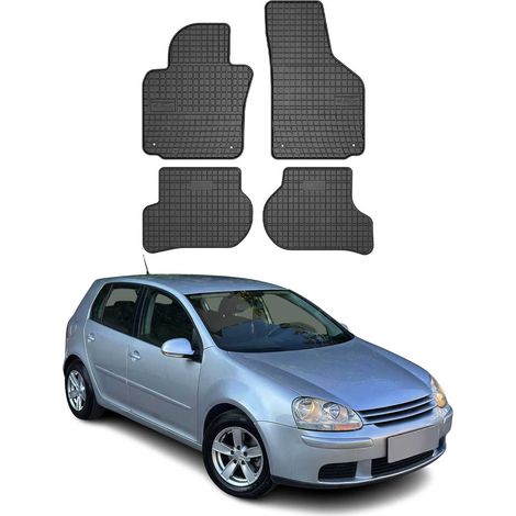 OMAC Tapis de Sol Compatible avec VW Golf 2003-2008 Caoutchouc Noir (1/5)