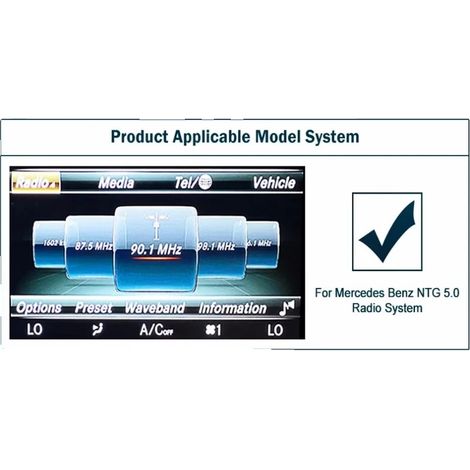 Kit CarPlay y Android Auto, compatibilidad con Mercedes NTG5.0 y NTG5.1, conectividad mejorada, Benz 5.0 (1/2)
