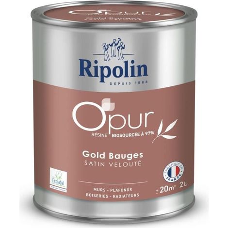 Ripolin O'pur Satinfarbe Gold 2 L für Wände und Holzverkleidungen