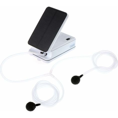 Kit de pompe à air solaire pour bassin – Oxygénateur et aérateur bulleur – pour aquariums et piscines (1/5)
