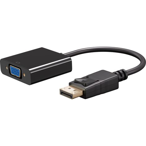 Adaptador displayport™ a vga 1.1, 0,15 m, displayport™ enchufe   zócalo vga (15 pines). (1/5)