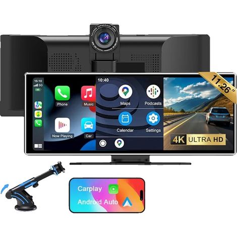 Dashcam, connettività wireless, schermo da 10,26 pollici, telecamera DVT 4K (1/2)