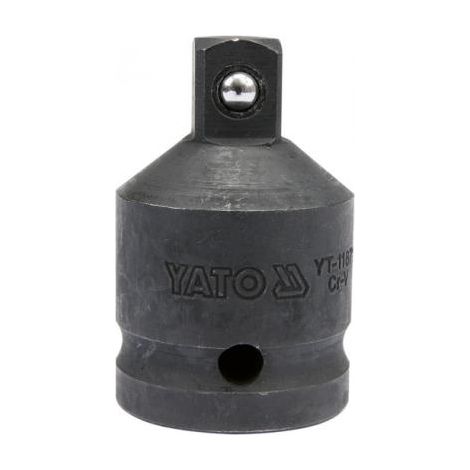 Yato, modelo YT-11671, Adaptador de 3/4" (f) x 1/2" (m), ideal para extender la compatibilidad de herramientas, alta calidad, resistente y duradero para trabajos profesionales.