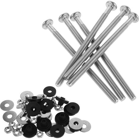 Boulons de Toilette pour Réservoir M6 en Acier Inoxydable, 1 Set (1/5)