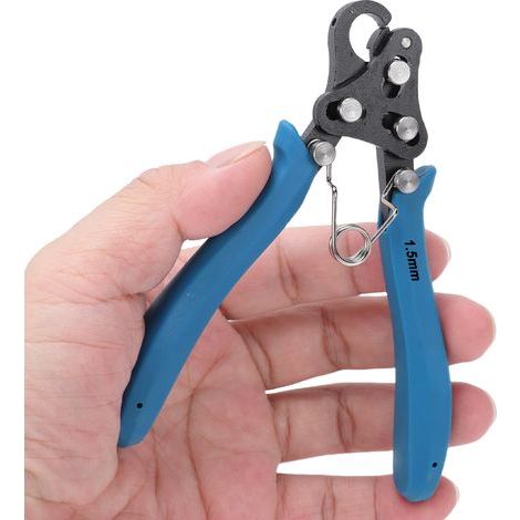 Boucleur en une étape, créez et coupez des boucles cohérentes pour les bijoux, à utiliser avec du fil artisanal bleu de 18 à 26 g, 1,5 mm (1/5)
