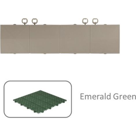 Plinthe à câbles verte émeraude épaisseur 12 mm Plinthe à dimensions 30 x 7,5 cm Plinthe en plastique clipsage facile usage intérieur et extérieur
