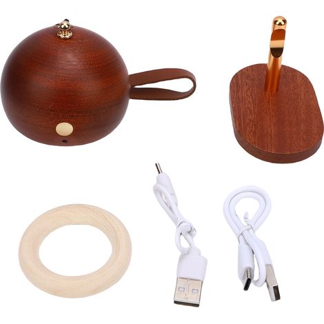 Veilleuse murale à commande vocale, 3 niveaux de luminosité, rechargeable par USB, lampe de chevet pour chambre à coucher. (1/5)