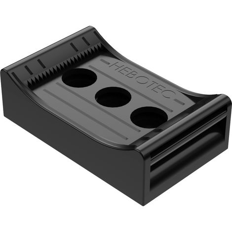 Hebotec KBS 20 - 100 Klettbandsockel zum Anschrauben Schwarz 1 St. (1/5)