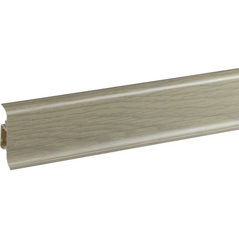FN Neuhofer Klemmsockelleiste 250 cm 50 x 22,5 mm Kalkeiche hell Leisten (1/3)