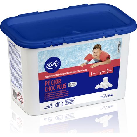 Chlore choc sans acide borique 1 kg - Gré