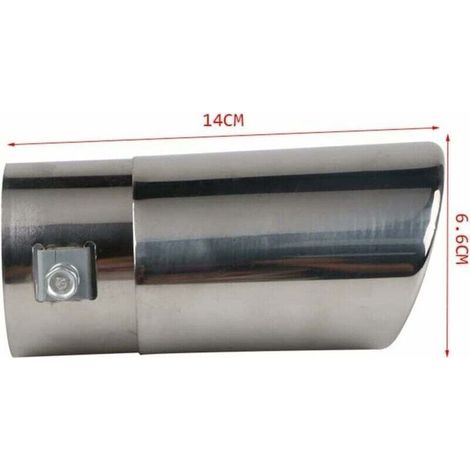 Embout tuyau d'échappement universel 63mm – Acier inoxydable – Longueur 146.6cm – Installation facile avec raccord à vis