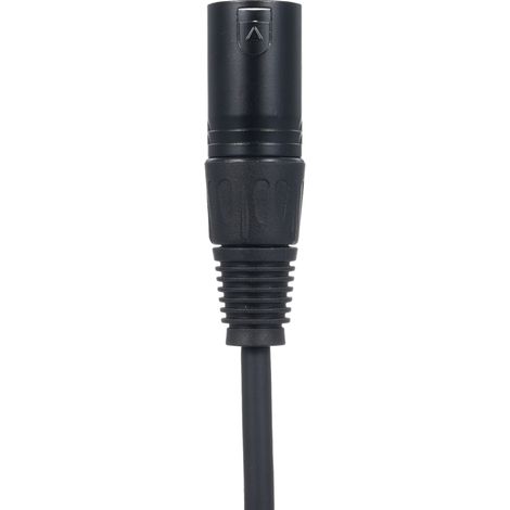 Cavo di segnale DMX512, cavo XLR per Canon/microfono, nero. (1/5)