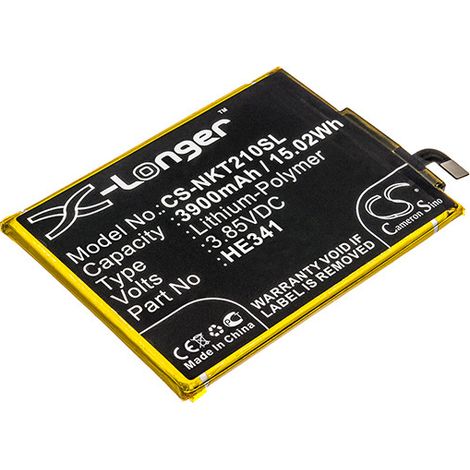 NX - Batterie téléphone, smartphone, GSM pour Nokia HE341 3.85V 3900mAh - HE341HE338 (1/2)