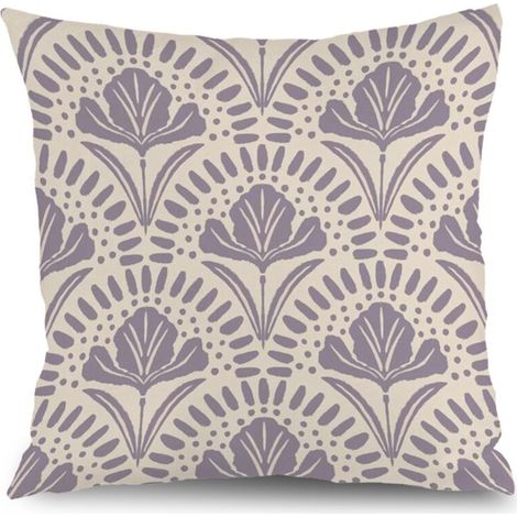 Housse de coussin floral extérieur, décoration salon extérieur,40×40cm (1/5)