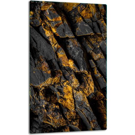 Glasplatte, Tischplatte, 30x52, Gold (1/5)