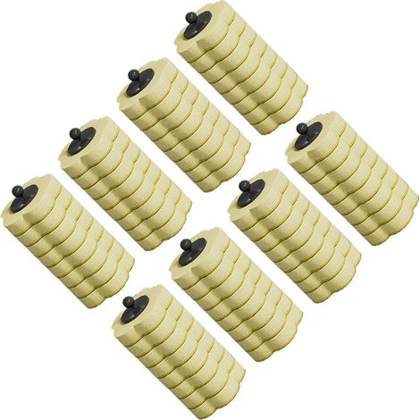 Soavoa Tête De Brosse Jetable Pour WC 8pcs Design Sans Angle Mort Hygiénique Et Pratique Pour Salle De Bain Maison (1/4)