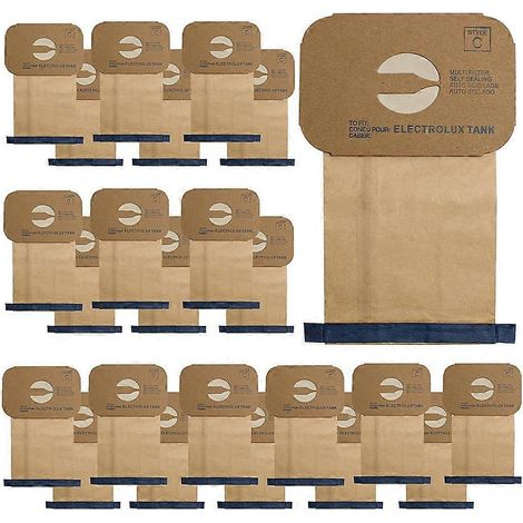 24 Pack Canister C Aspirateur Sweeper Bags de remplacement Style C Bags pour Electrolux Type C Canister Aspirateurs (1/5)