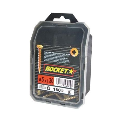Rocket Vynex tornillos acero 30 mm diámetro 5 mm - 160 uds