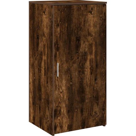 Maison Exclusive - Mobile Portaoggetti Rovere Fumo 50x45x103,5 cm in Truciolato