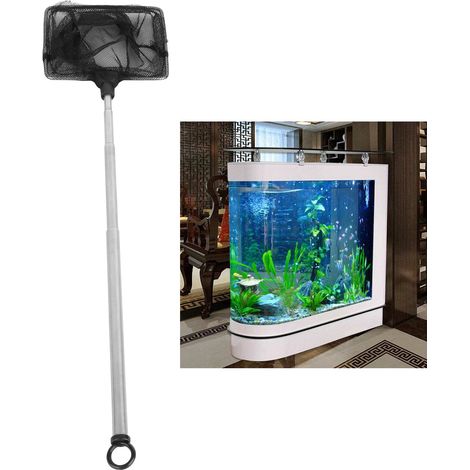 Épuisette carrée, épuisette à main, filet à poissons et crevettes, accessoires pour aquarium, ustensiles pour aquarium (1/5)