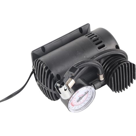 Pompe à air de voiture 12V, gonfleur de pneus, mini pompe à air d'urgence pour voiture (tête de train) (1/5)