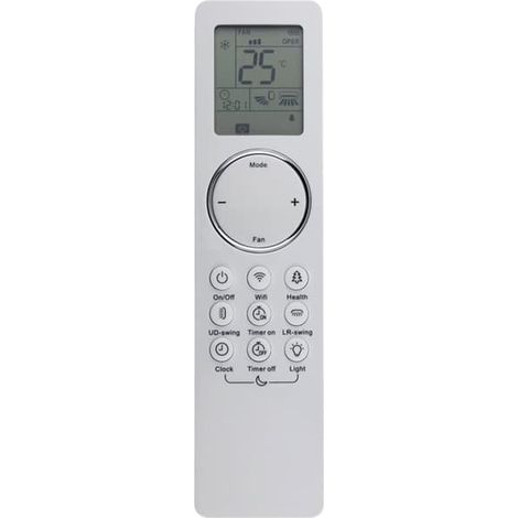 Télécommande de remplacement YBE1FB7 pour climatiseur Gree-Télécommande de remplacement YBE1FB7 pour climatiseur Gree (1/5)