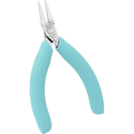 Weller Erem 542E pinza de punta plana acero 120 mm antiestática