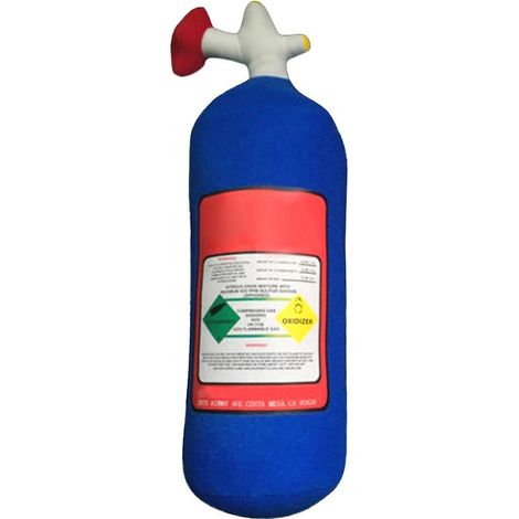 Coussin Décoratif pour Voiture Bouteille de Protoxyde d'Azote NOS, Oreiller Dossier Créatif en Peluche