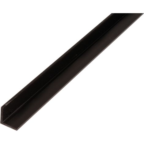 PROFILO ANGOLARE 20X20X1000MM PVC NERO