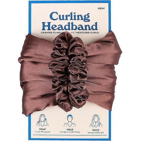 Fer à friser sans chaleur, bandeau, baguette, boucleur portable pour cheveux ondulés (1/3)