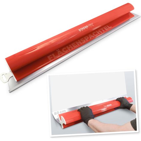 Glättkelle Strend Pro Premium Ergonomic 800 mm, Edelstahl, für Spachtel und Gipsputz (1/5)