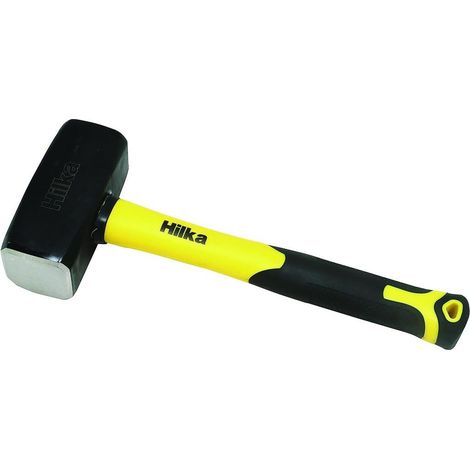 Hilka Lump Hammer 2kg 4lb Fibreglass Handle Sledge Club Hammer 54500040