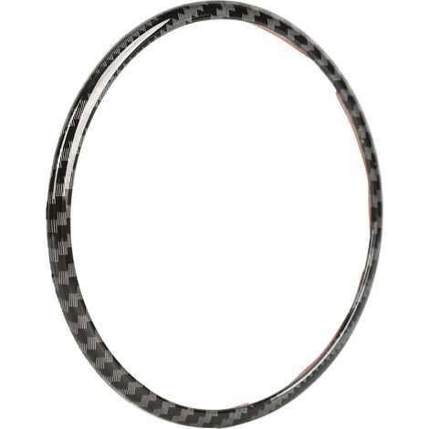 Anneau d'emblème de volant aspect fibre de carbone, remplacement simple et élégant pour Mazda CX-3 CX-5 CX-9 (1/5)