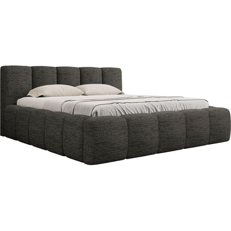 Lit TrendyNest 113, Abriamo 08, Double, 180x200, Tapisserie, Sommier à lattes, 200x222x71cm (1/5)