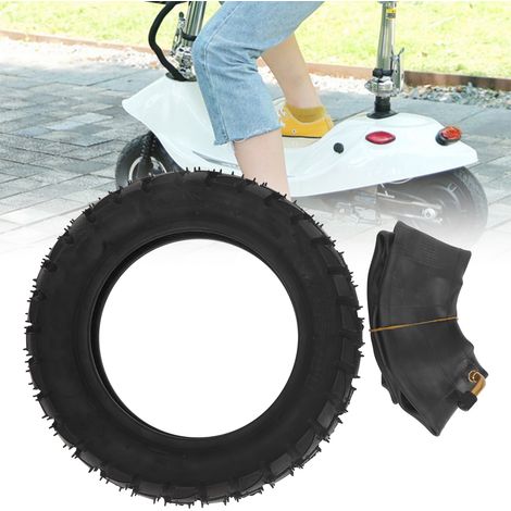 Pneu de Scooter électrique 10 pouces avec chambre à air 10x2,5 pouces, pneu gonflable en caoutchouc de remplacement, chambre à air 255x80 (1/5)