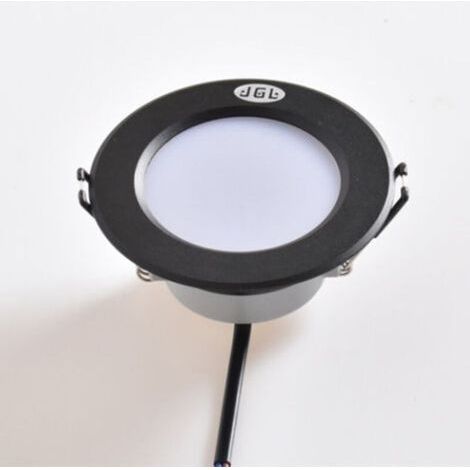 Led Encastrable Lampe de Sol Encastrer étanche IP67 Ø7mm - éclairage pour terrasse, patio, chemin, mur, jardin (1/3)