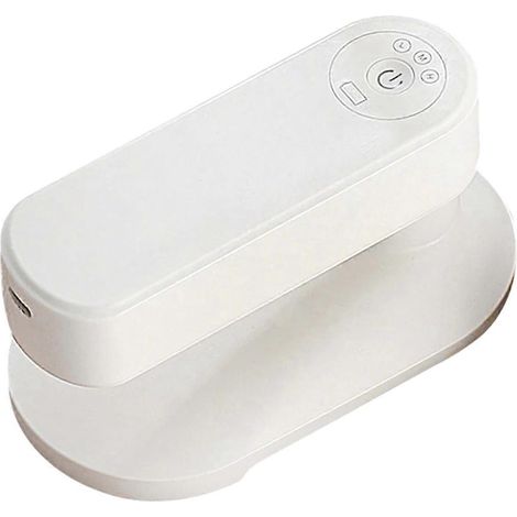 Mini défroisseur vapeur portable rechargeable USB, 3 niveaux de chaleur, 110 W, idéal pour les voyages et le repassage. (1/5)