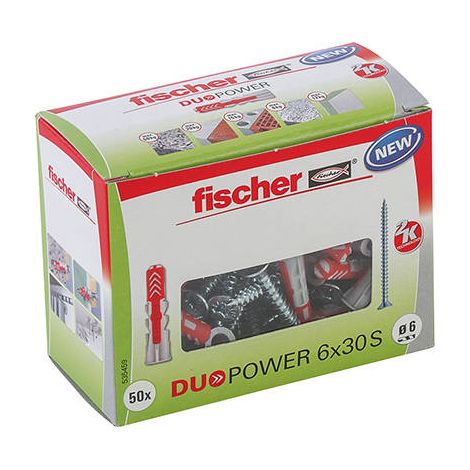 Fischer 50x DUOPOWER 6 x 30 mm S LD - 535459