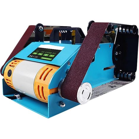 Polisseuse Ponceuse 950W ponceuse à bande Mini ponceuse à bande électrique bricolage ceinture Machine à papier de verre multifonctionnel aiguiseur de couteau rectifieuse (1/5)