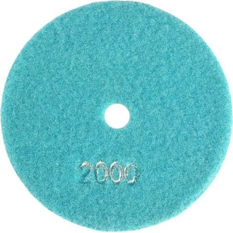 Tampon de Polissage Diamant Abrasif, Disque de Meulage de Roue Diamantée, Disques de Meulage, Pièces d'outils de Finition électriques pour Granit, Béton, Marbre (2000) (1/4)