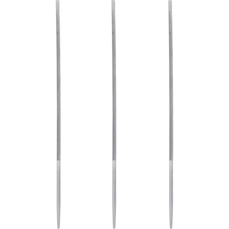 Lime Ronde 4mm, 3 Pièces Limes D'affûtage de Chaîne de Tronçonneuse Ronde 4mm 5 32in Accessoires de Tondeuse à Gazon5 32 Lime (1/4)
