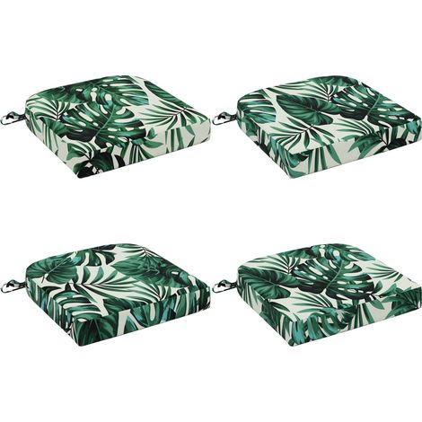 Cojines de asiento de 4 piezas SOEST 4 pcs 100% Poliéster vidaXL