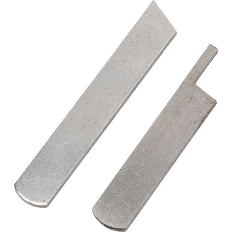 Pack de deux lames de machine à coudre en acier, adaptées aux surjeteuses domestiques, lames supérieure et inférieure, compatibles avec GN1-2 et 81-6. (1/5)