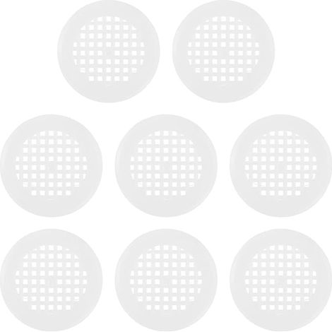 8pcs 1.4 Inch 45mm Round White Ventilation Cover (1/4)